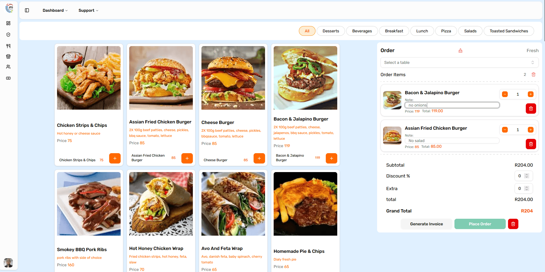 Visual representation for tip: Manage POS